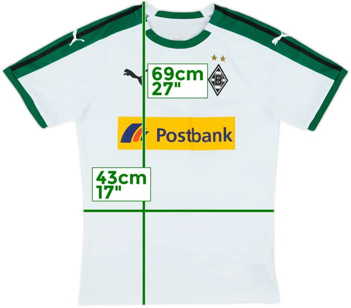 2018-19 Borussia Monchengladbach Home Shirt - 8/10 - (S)