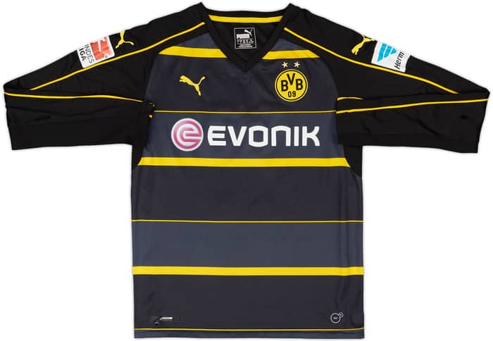 2016-17 Borussia Dortmund Away L/S Shirt Kagawa #23 - 7/10 - (M.Boys)