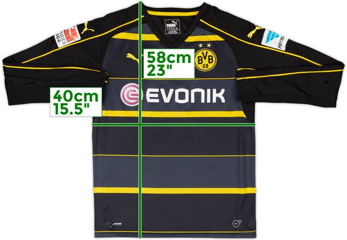 2016-17 Borussia Dortmund Away L/S Shirt Kagawa #23 - 7/10 - (M.Boys)