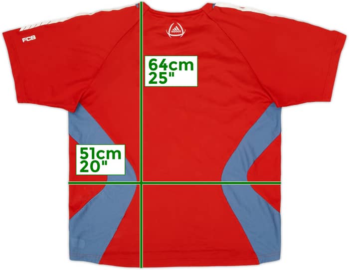2005-06 Bayern Munich adidas Training Shirt - 6/10 - (XL.Boys)