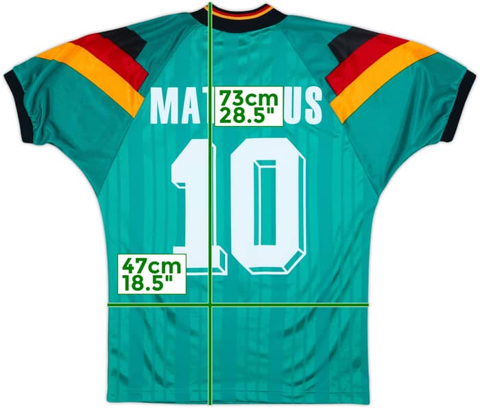 1992-94 Germany Away Shirt Matthaus #10 - 8/10 - (S)