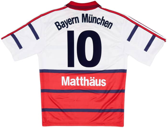 1998-00 Bayern Munich Away Shirt Matthaus #10 - 8/10 - (M)