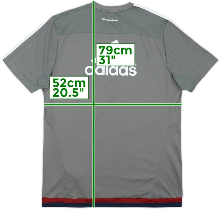 2015-16 Bayern Munich adizero Training Shirt - 8/10 - (L)
