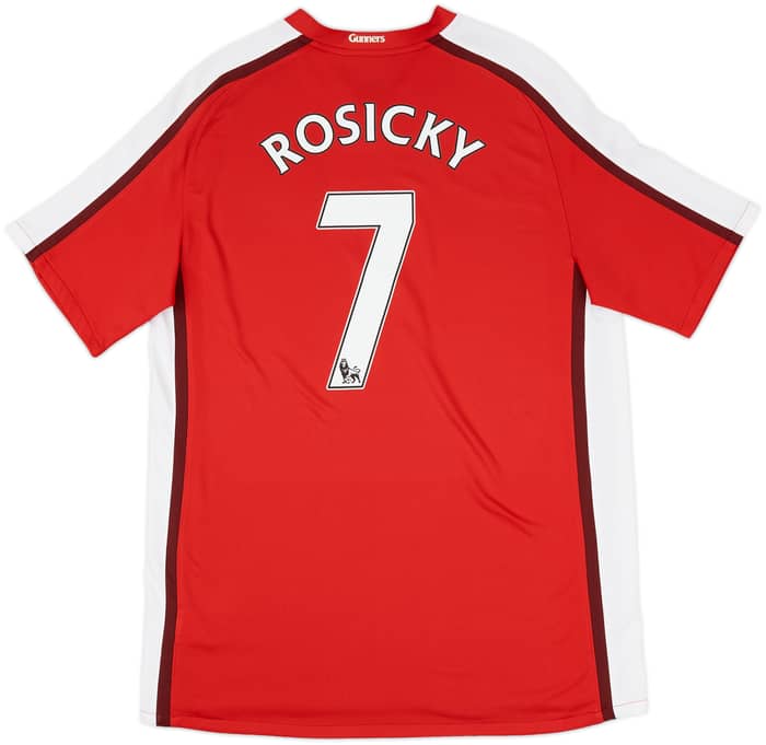 2008-10 Arsenal Home Shirt Rosicky #7 - 9/10 - (L)