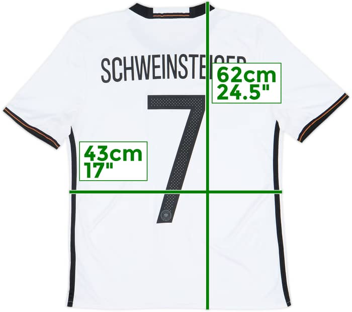 2015-16 Germany Home Shirt Schweinsteiger #7 - 8/10 - (L.Boys)