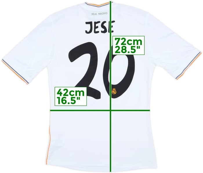 2013-14 Real Madrid Home Shirt Jese #20 - 5/10 - (S)