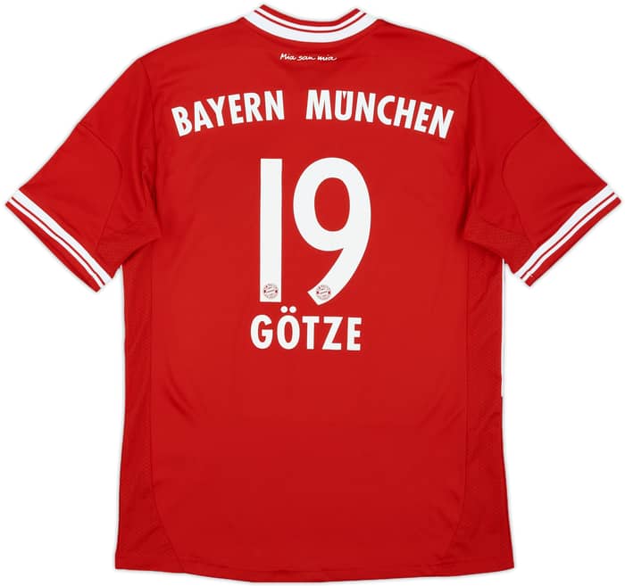 2013-14 Bayern Munich Home Shirt Gotze #19 - 8/10 - (L.Boys)