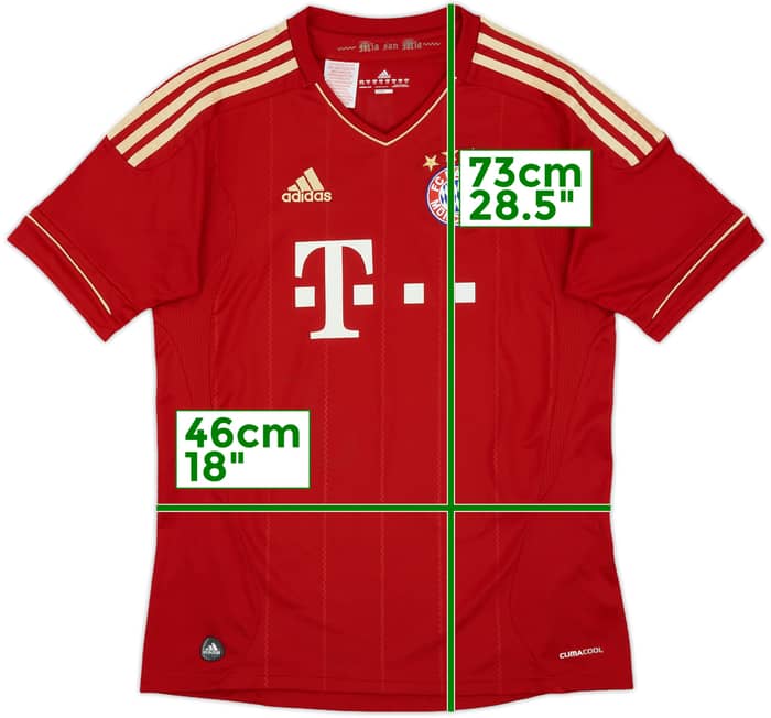2011-13 Bayern Munich Home Shirt - 7/10 - (XL.Boys)