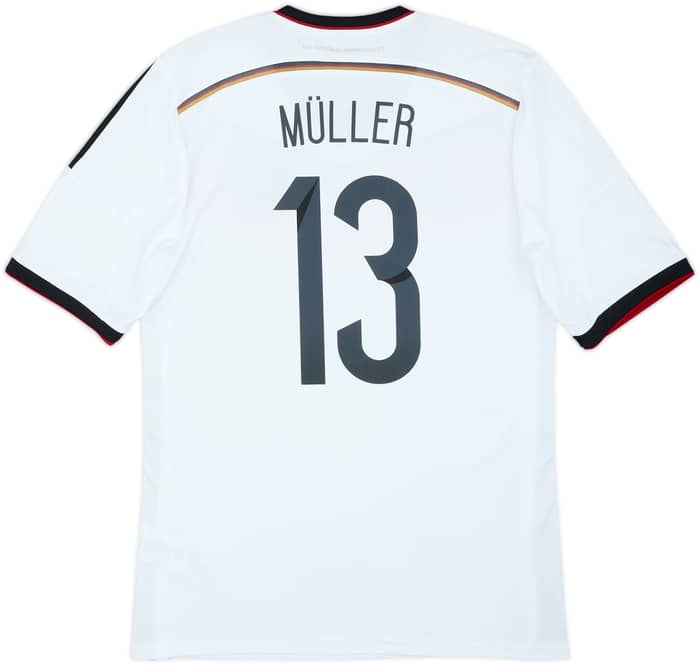 2014-15 Germany Home Shirt Muller #13 - 8/10 - (L)
