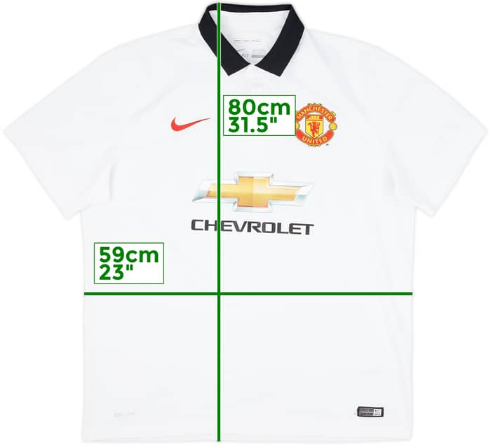 2014-15 Manchester United Away Shirt Rooney #10 - 6/10 - (XL)