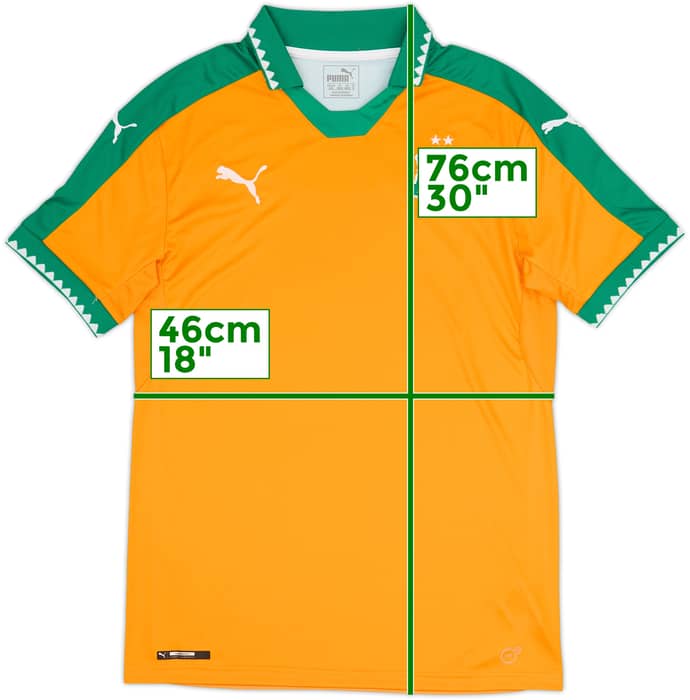 2017-18 Ivory Coast Home Shirt - 8/10 - (M)
