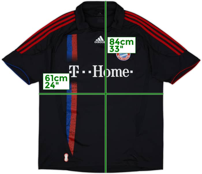 2007-09 Bayern Munich European Shirt Ribery #7 - 4/10 - (XL)