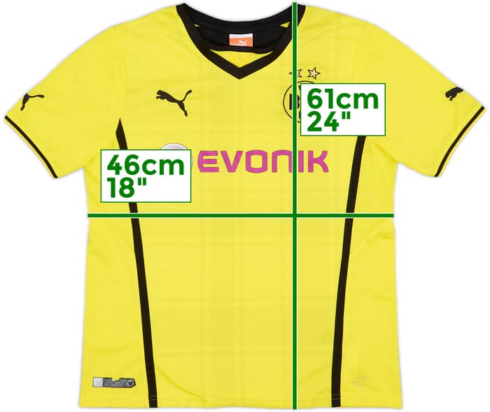 2013-14 Borussia Dortmund Home Shirt - 6/10 - (XL.Boys)
