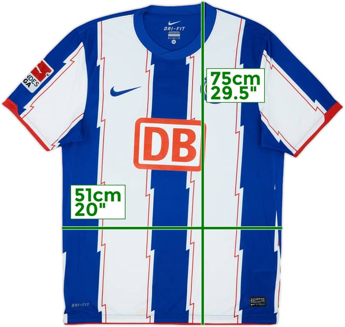 2010-11 Hertha Berlin Home Shirt Raffael #10 - 5/10 - (M)
