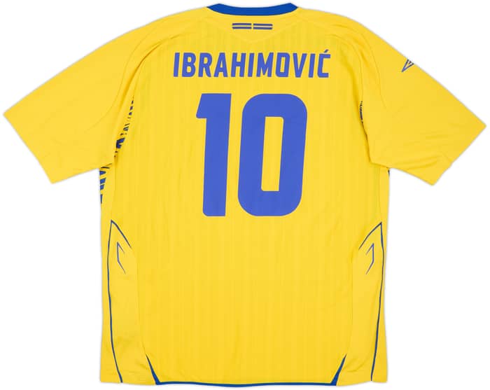 2007-09 Sweden Home Shirt Ibrahimovic #10 - 4/10 - (XL)