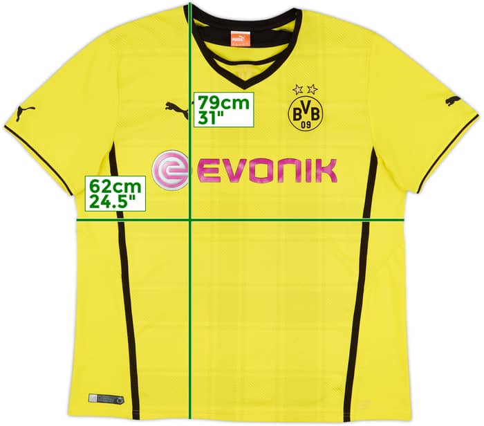 2013-14 Borussia Dortmund Home Shirt - 6/10 - (XXL)