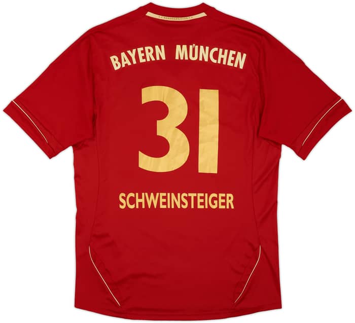 2012-13 Bayern Munich Home Shirt Schweinsteiger #31 - 8/10 - (M)