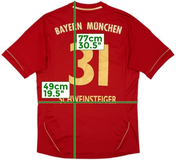 2012-13 Bayern Munich Home Shirt Schweinsteiger #31 - 8/10 - (M)