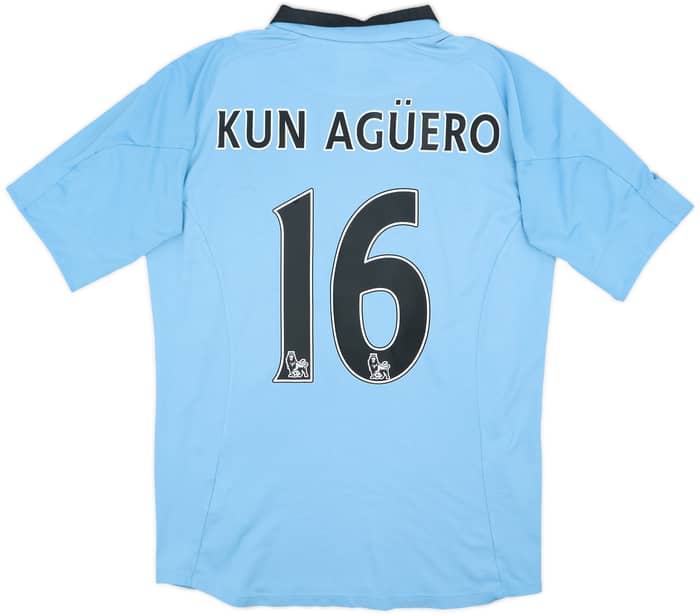Camiseta de local del Manchester City 2012-13 Kun Aguero #16 - 6/10 - (S)