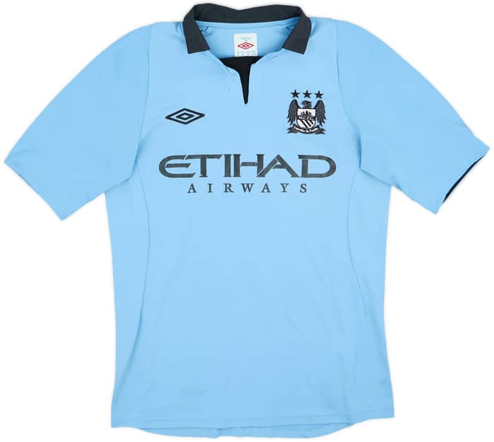 Camiseta de local del Manchester City 2012-13 Kun Aguero #16 - 6/10 - (S)