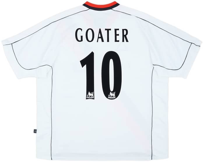 2002-03 Manchester City Away Shirt Goater #10 - 8/10 - (XXL)