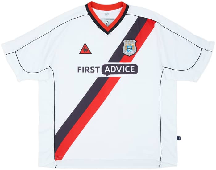 2002-03 Manchester City Away Shirt Goater #10 - 8/10 - (XXL)