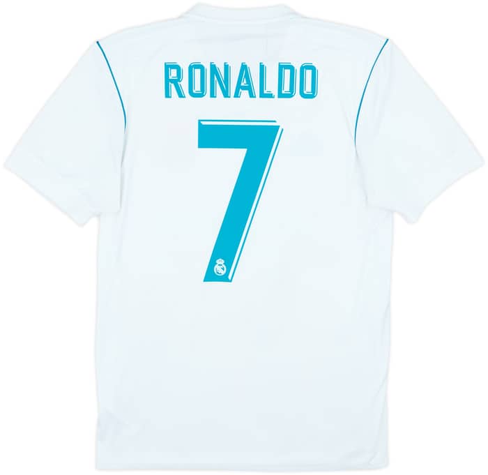 2017-18 Real Madrid Home Shirt Ronaldo #7 - 7/10 - (M)