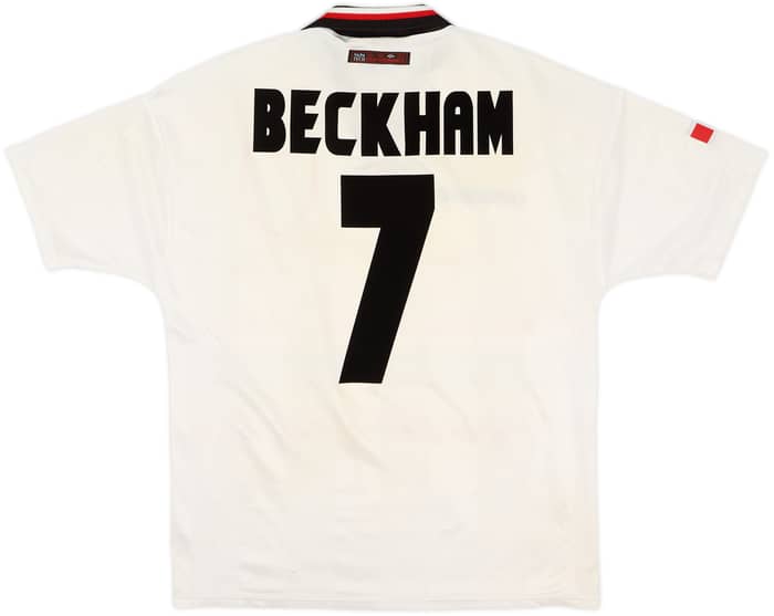 1997-99 Manchester United Away Shirt Beckham #7 - 5/10 - (M)