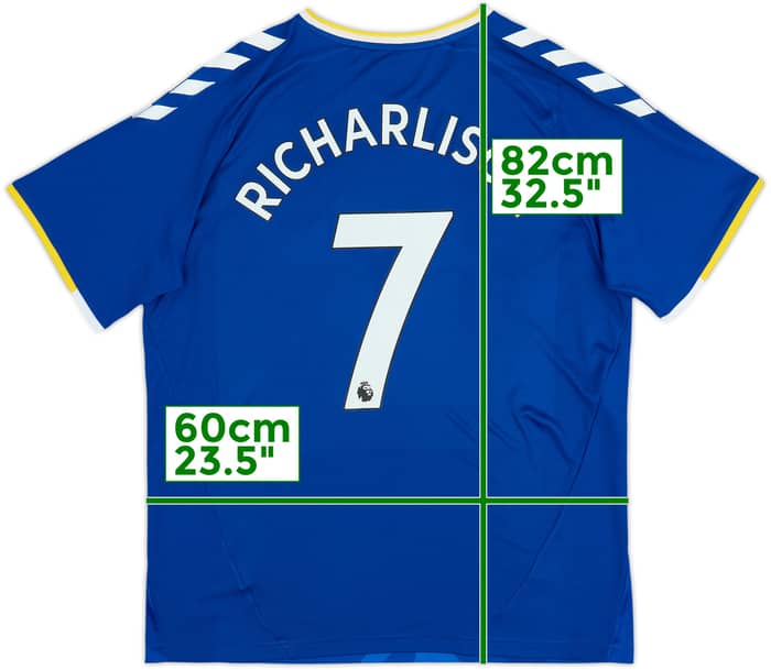 Camiseta de local del Everton 2021-22 Richarlison #7 - 6/10 - (XL)