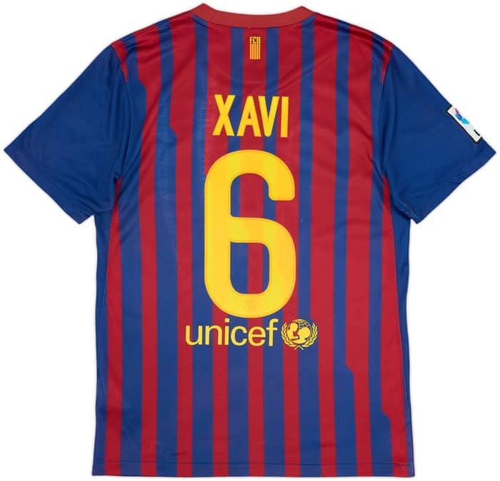 Camiseta de local del Barcelona 2011-12 Xavi #6 - 5/10 - (S)