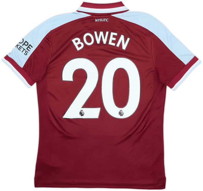 2021-22 West Ham Home Shirt Bowen #20 - 7/10 - (M)