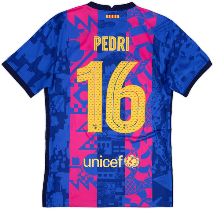 Camiseta de la tercera equipación del Barcelona 2021-22 Pedri #16 - 10/10 - (S)