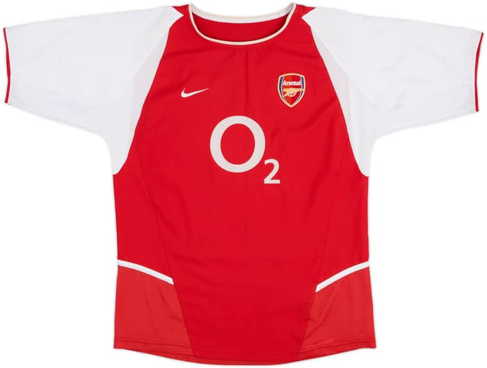 2002-04 Arsenal Home Shirt Bergkamp #10 - 6/10 - (13-15 Years)