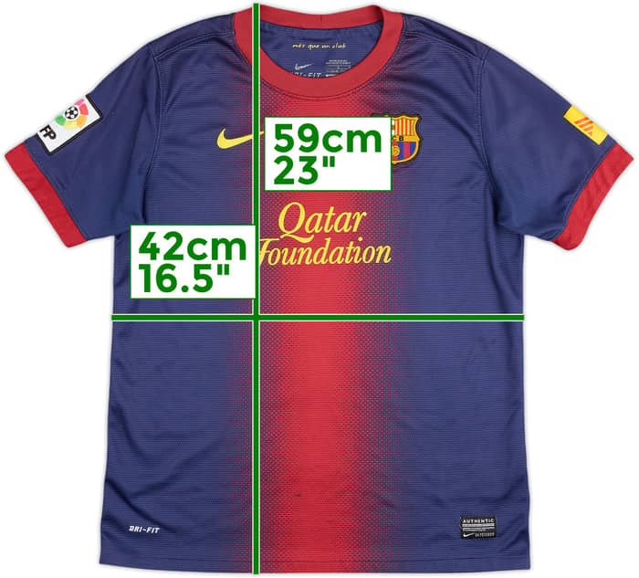 2012-13 Barcelona Home Shirt Messi - 6/10 - (L.Boys)