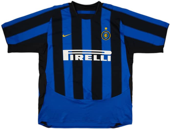 2003-04 Inter Milan Home Shirt Adriano #10 - 6/10 - (XL)