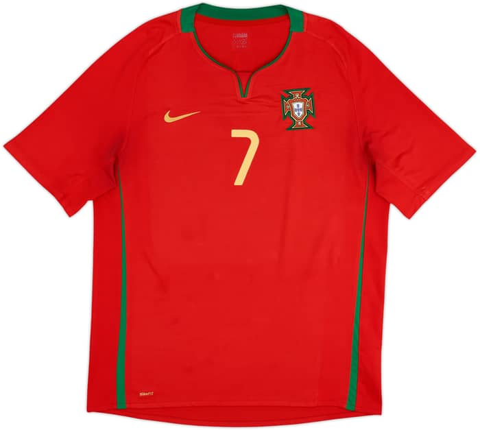2008-10 Portugal Home Shirt Ronaldo #7 - 5/10 - (XL)