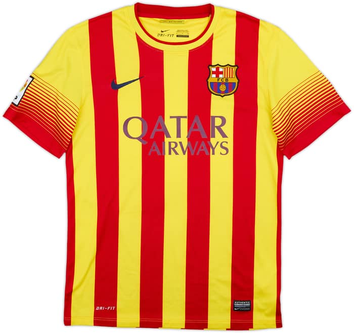 Camiseta de visitante del Barcelona 2013-15 Neymar Jr #11 - 7/10 - (S)