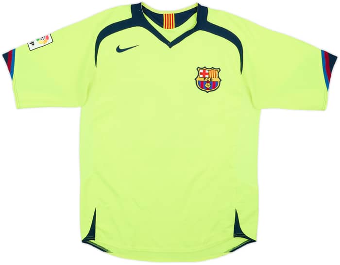 2005-06 Barcelona Away Shirt Ronaldinho #10 - 5/10 - (M)