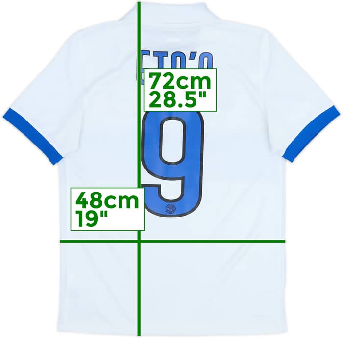 2009-10 Inter Milan Away Shirt Eto'o #9 - 6/10 - (S)