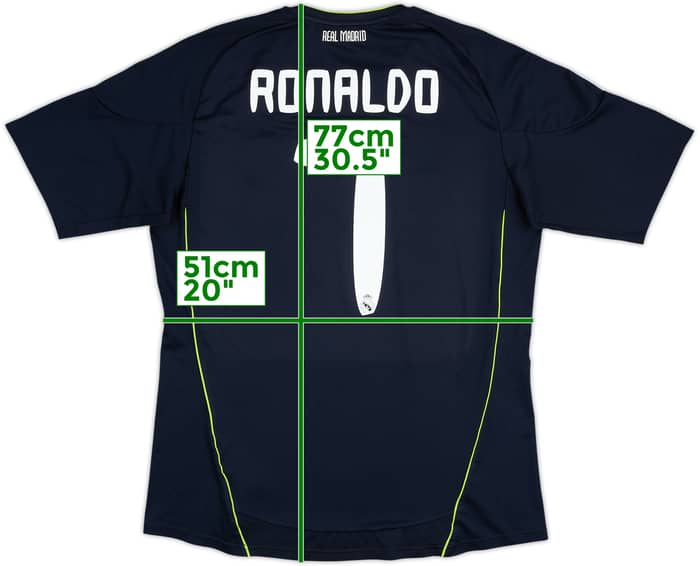 2010-11 Real Madrid Visitante Camiseta Ronaldo #7 - 8/10 - (L)