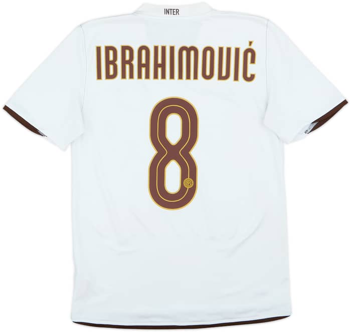 2008-09 Inter Milan Away Shirt Ibrahimovic #8 - 5/10 - (M)
