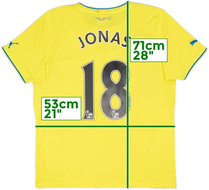 2013-14 Newcastle Third Shirt Jonas #18 - 5/10 - (M)