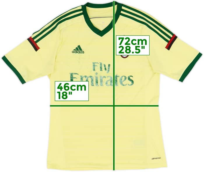 2014-15 AC Milan Third Shirt - 3/10 - (M)