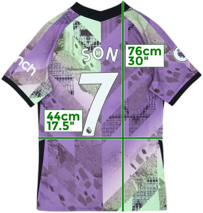 2021-22 Tottenham Third Shirt Son #7 - 8/10 - (S)
