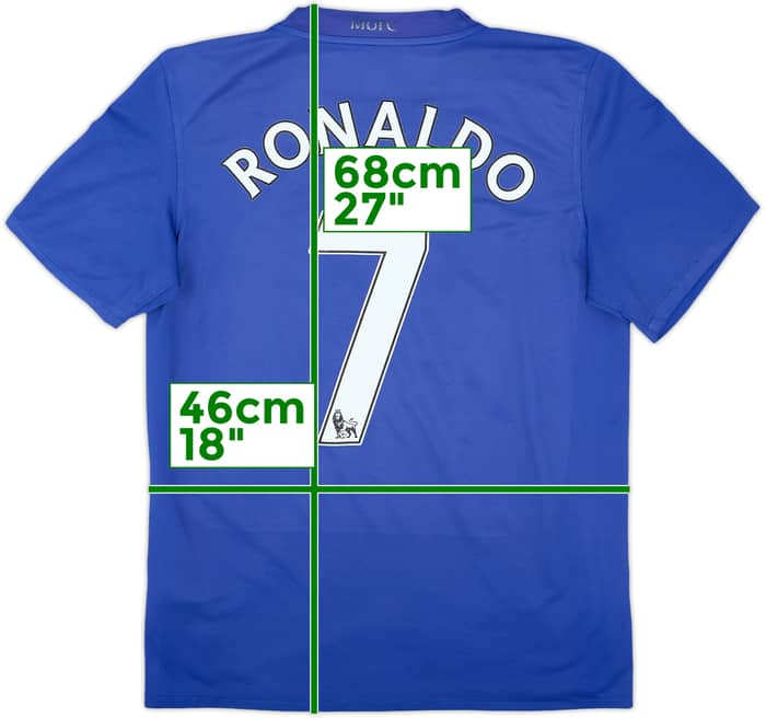 2008-09 Manchester United Third Shirt Ronaldo #7 - 6/10 - (S)