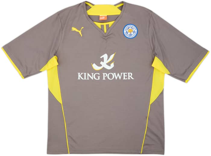 2013-14 Leicester Away Shirt Vardy #9 - 6/10 - (XL)