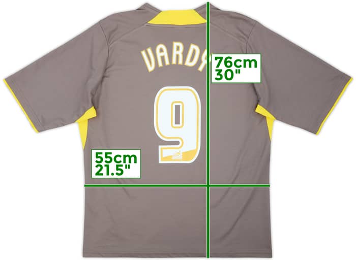 2013-14 Leicester Away Shirt Vardy #9 - 6/10 - (XL)