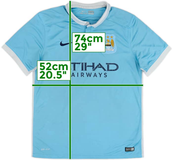 2015-16 Manchester City Home Shirt - 4/10 - (L)