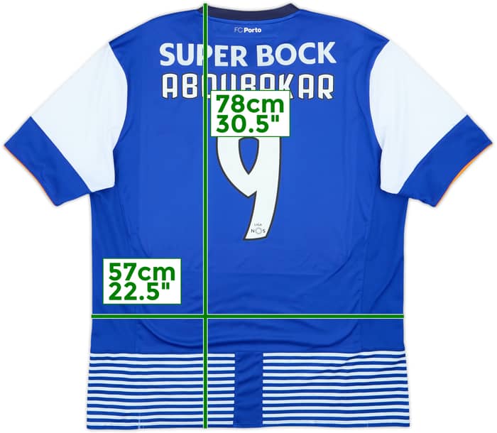 Camiseta de local del Porto 2015-16 Aboubakar #9 - 7/10 - (XL)