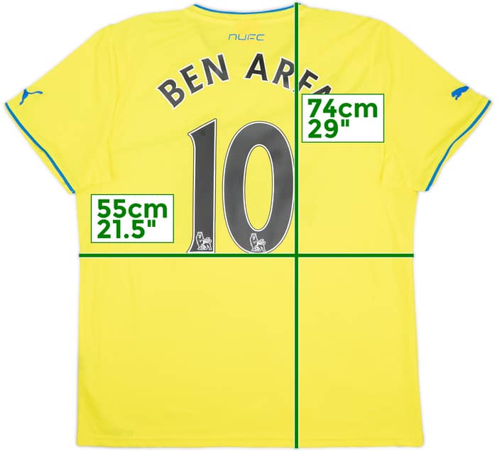 2013-14 Newcastle Third Shirt Ben Arfa #10 - 6/10 - (L)